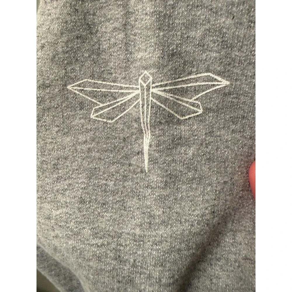 Nike Cross Regionals Crewneck Sweatshirt Gray Run Dragonfly Graphic M